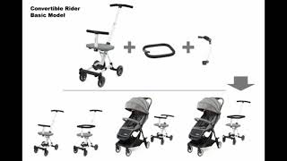 Babyelle BS 1688 Rider Comvertible Stroller Travelling Multifungsi