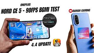 OnePlus Nord CE 5 - 90FPS BGMI 4.4 UpdateTest After OxygenOS 16 Update 🔥 - Best Under 25k?