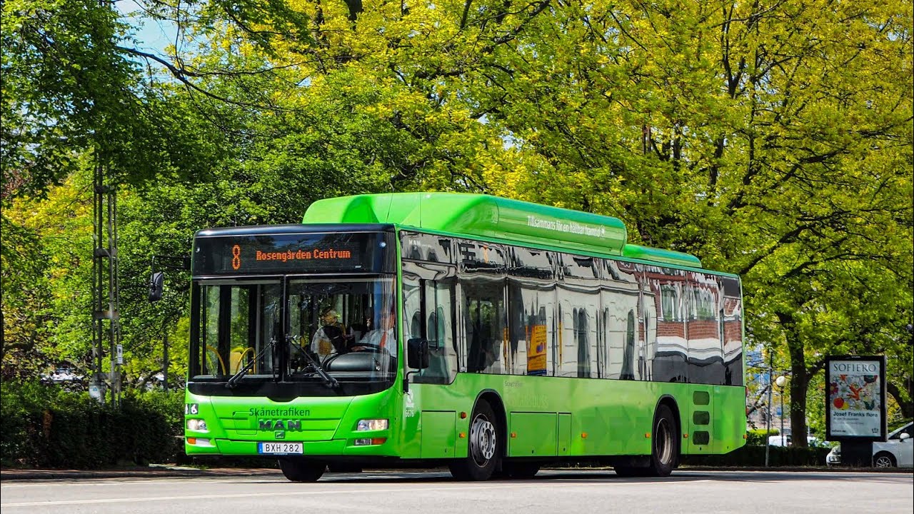 Arriva 6671 körde på linje 22 mot Helsingborg C. MAN Lion's City A21 (2010)