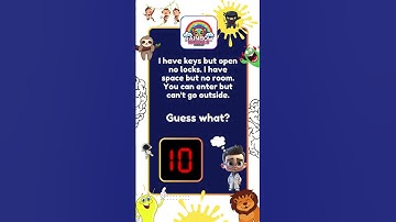 I have keys but no locks, I hv space but no rooms. Guess what? #Riddle #GuessTheAnswer #BrainTeaser