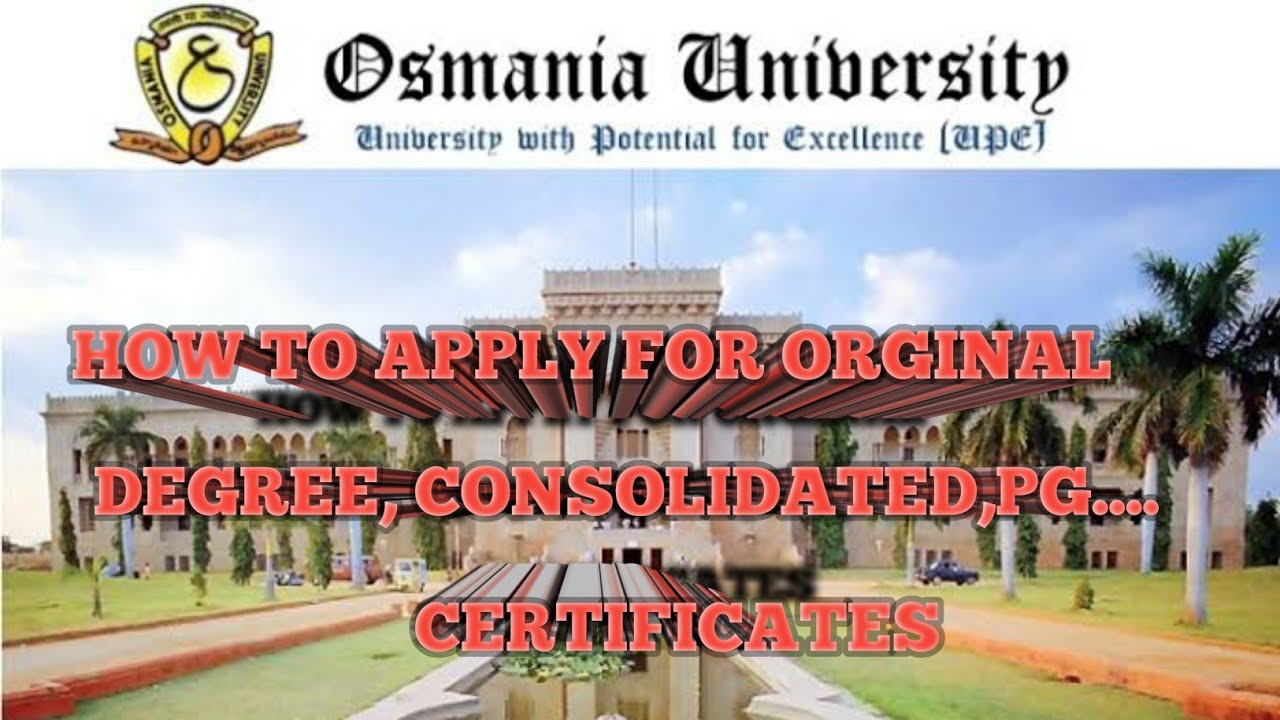 technicalke9257 How To Apply For OU Degree Certificate/How To Apply