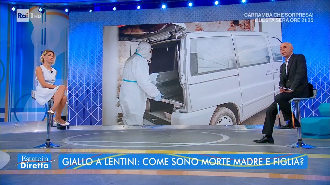 Delitto di Lentini, morte madre e figlia - Estate in diretta 20/07/2021