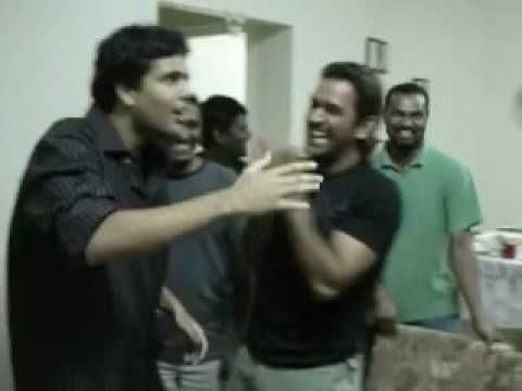 Ms Dhoni Enjoying Party With Friends