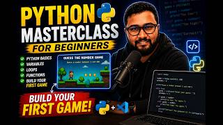 Learn Python from Scratch | Build Your First Game in Python (Full Beginner Course)