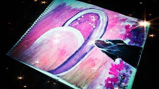 The Sounds of The Universe | How to learn painting easily | watercolor painting