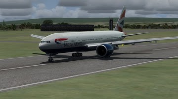 [P3D v3.1] - PMDG 777 Landing at Mauritius (FIMP) HD 60FPS