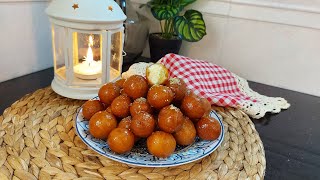 لقيمات محشيه بالجبن، Luqaimat with cheese