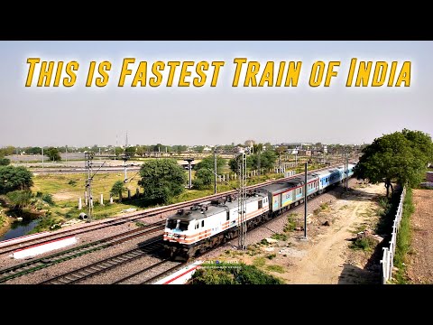 India's Fastest Train Gatimaan Express Disappears in Just 7 Seconds
