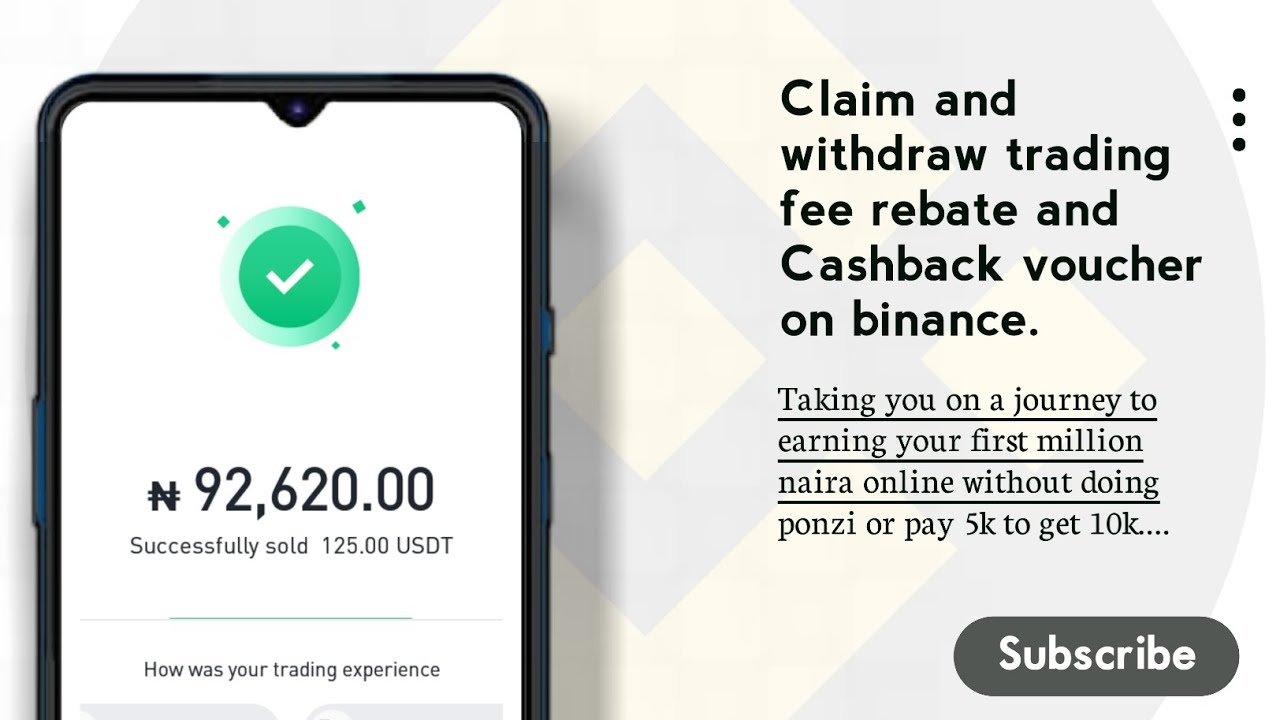 how-to-claim-binance-trading-fee-rebate-and-cashback-voucher-youtube