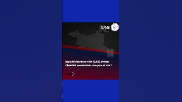 Over 12,600 ChatGPT account credentials have been compromised.🚨 #shorts #chatgpt