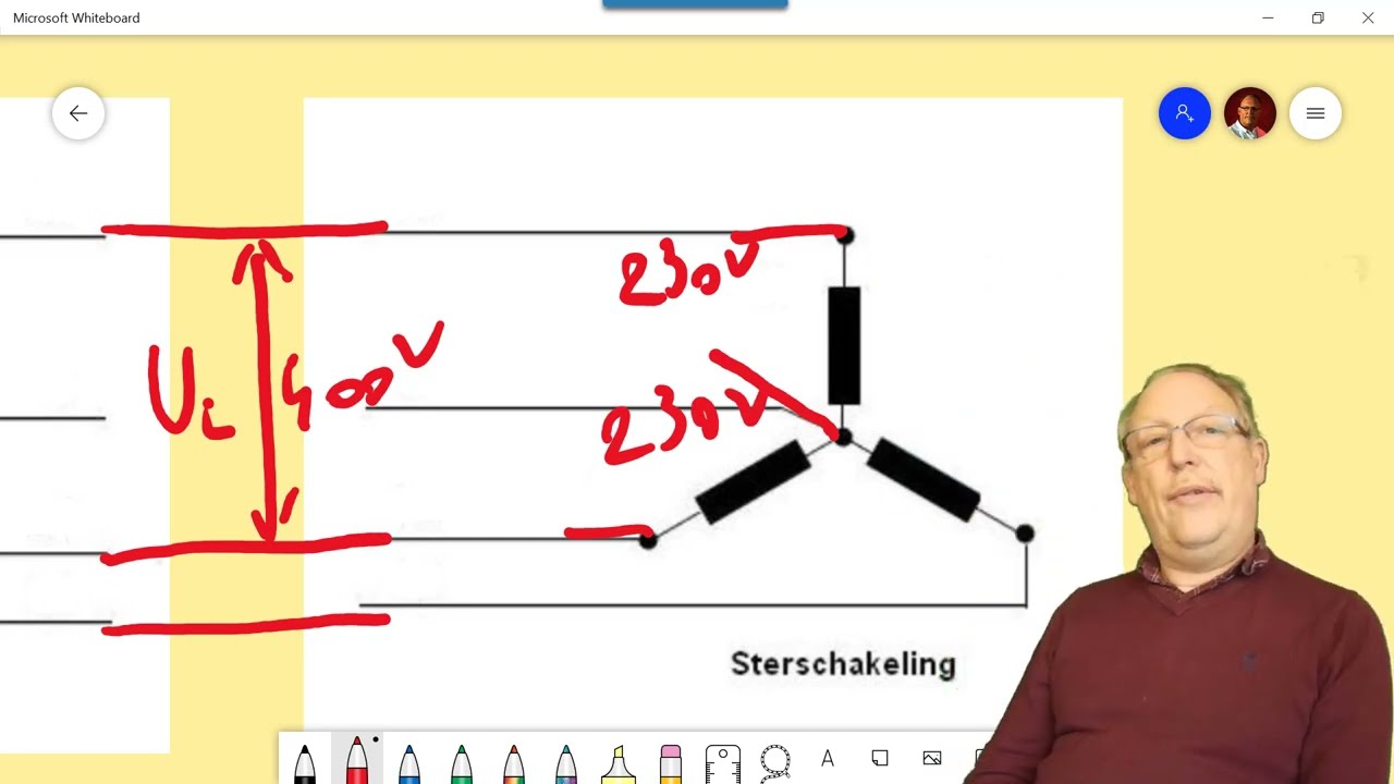 verband tussen lijnspanning, fase spanning, lijnstroom en fase stroom