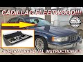 Cadillac Fleetwood Ashtray Removal Replacement 1993-1996 Interior Impala Caprice Buick Roadmaster