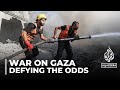 This war has no mercy, Gaza rescue workers say