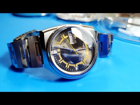 Japan vintage Seiko advan 6106 7551 - YouTube