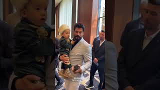 Burak ozcivit cute moment with cute baby ❤️😍🙈 #love #burakozcivit #shortvideo #fypシ゚viral