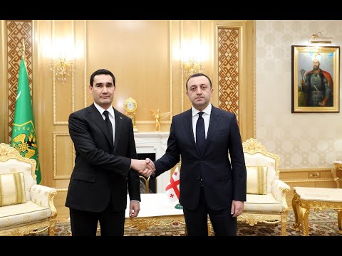 პრემიერ-მინისტრი თურქმენეთის პრეზიდენტს შეხვდა