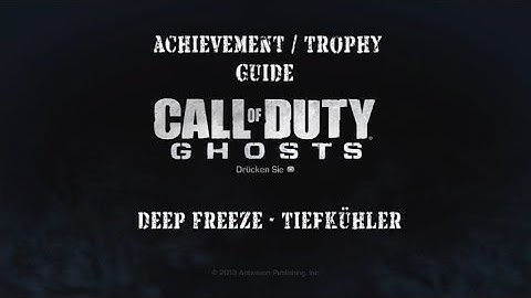 Call of Duty: Ghosts - Deep Freeze - Achievement / Trophy Guide