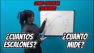 como saber cuantos ESCALONES hay que hacer en una ESCALERA  cuanto mide  gabucha