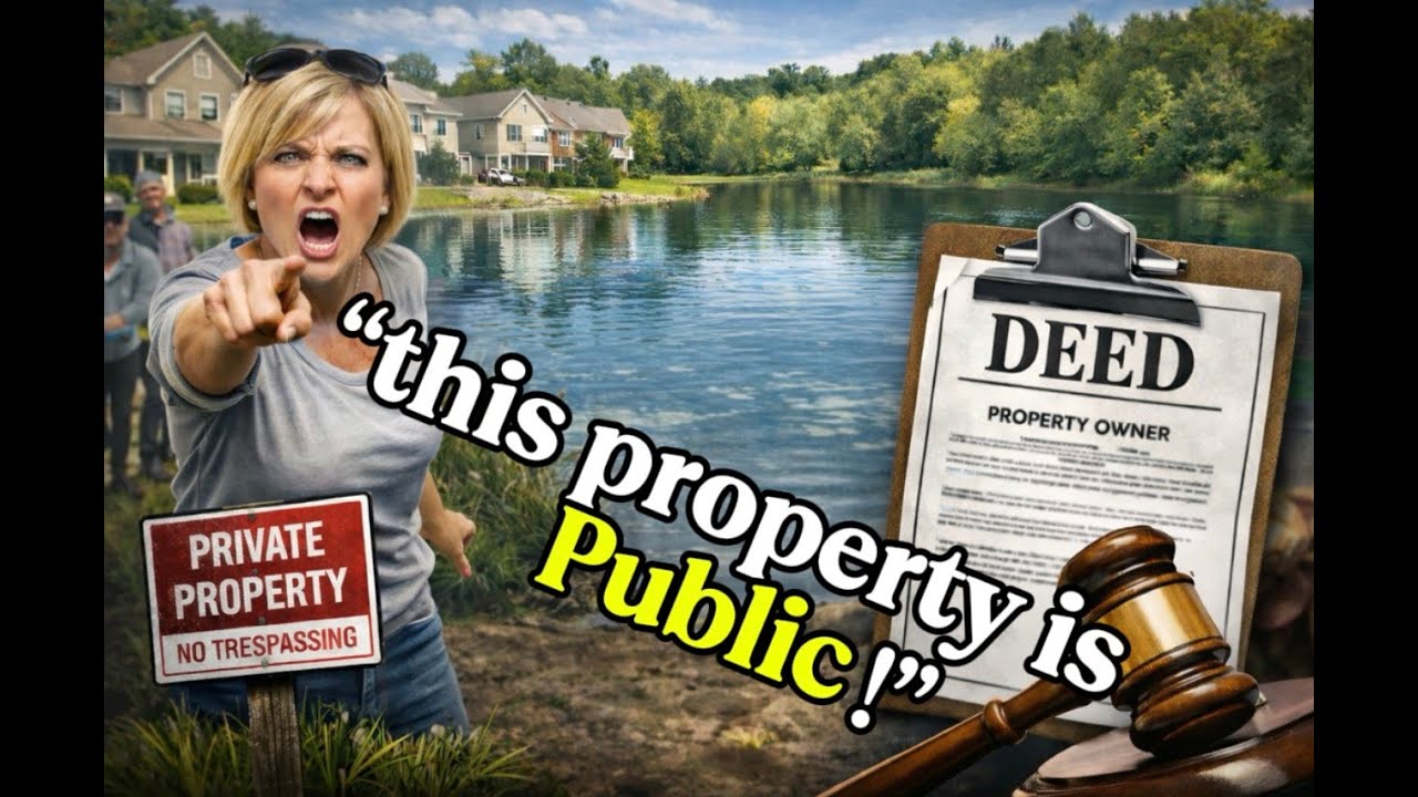 I Bought the Lake Behind Their Subdivision. HOA Karen Insisted “Public Access”—I Showed the Deed!