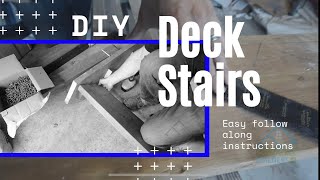 DIY Deck Stairs