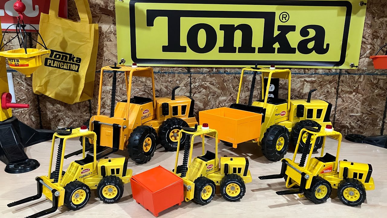 Tonka フォークリフト ミニカー Tonka Forklift Update!! - YouTube