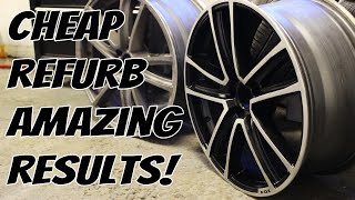 DIY Alloy Wheel Refurbishment, Diamond Cut, CHEAP!