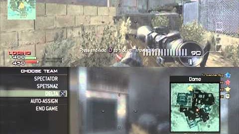 Mw3 1v1 Quickscope on Dome 2