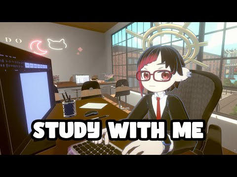 8-HOUR STUDY WITH ME | Office, Hyper Efficient, Focus Music, Keyboard Typing ASMR video thumb