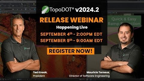 TopoDOT v2024.2 Release Webinar Trailer