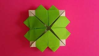 origami clover оригами клевер