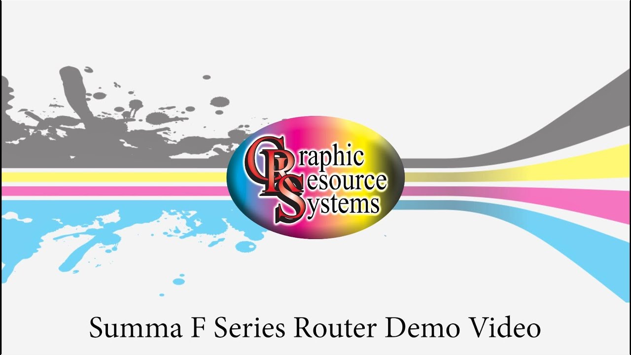 GRS Summa F Series Router Demo on 1/4" Acrylic