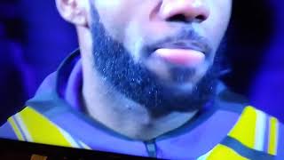 LeBron James gives emotional speech about Kobe Bryant