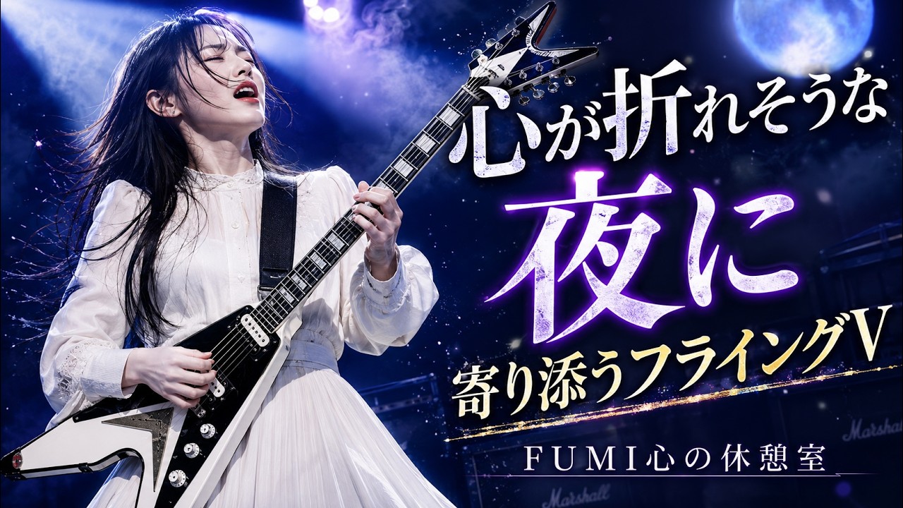 心が折れそうな夜に寄り添うフライングV｜FUMI心の休憩室 37min