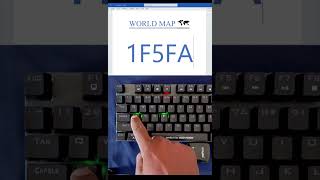 How to create a world map Instantly #msword #mswordtips #computer #shorts