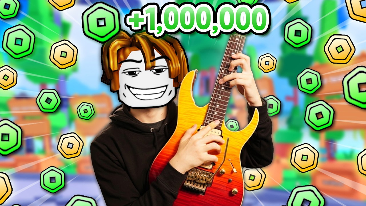 СТАНЬ БОГАТЕЛЕМ, играя на ГИТАРЕ в ROBLOX!