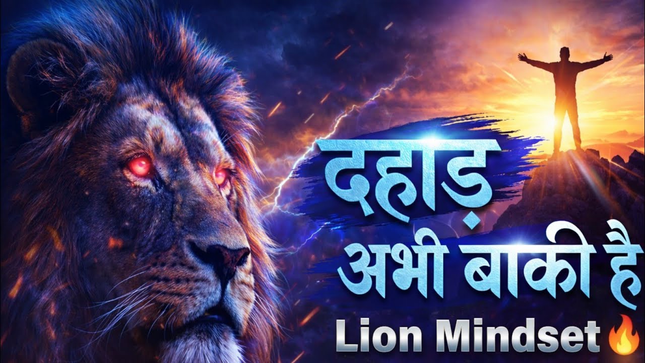 दहाड़ अभी बाकी है 🔥 | Powerful Motivational Song | Rise Again | Inspirational Music 2025