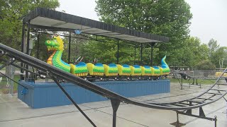 A new dragon roller coaster opened at Cody Park on Friday, marking the first new ride added to th...