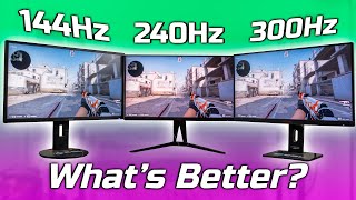 Download Lagu 144Hz vs 240Hz vs 300Hz Gaming Monitors: Ultimate Test with 3K+ Hours On CS:GO! MP3
