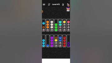 ball sort color water puzzle level 475