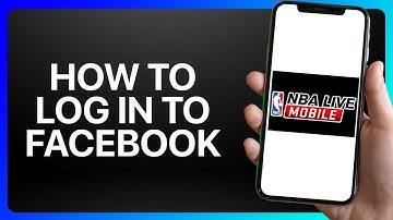 How To Log In To Facebook In NBA Live Mobile Tutorial