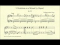 Mozart 9 Variations On A Minuet By Duport K 573 Thema mp3