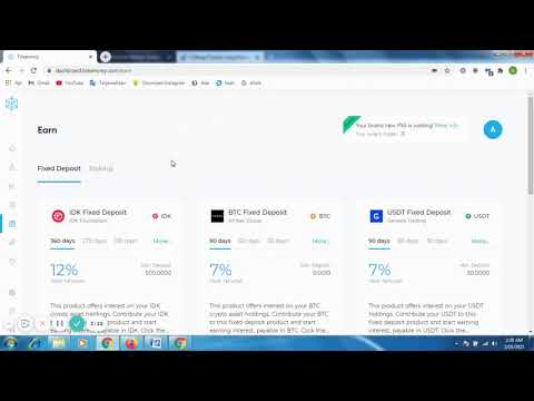 Melipatgandakan Koin Kripto Secara Pasif Income - Bunga Deposito 7% - 12% P.a (BTC, USDT, IDK, TEN)
