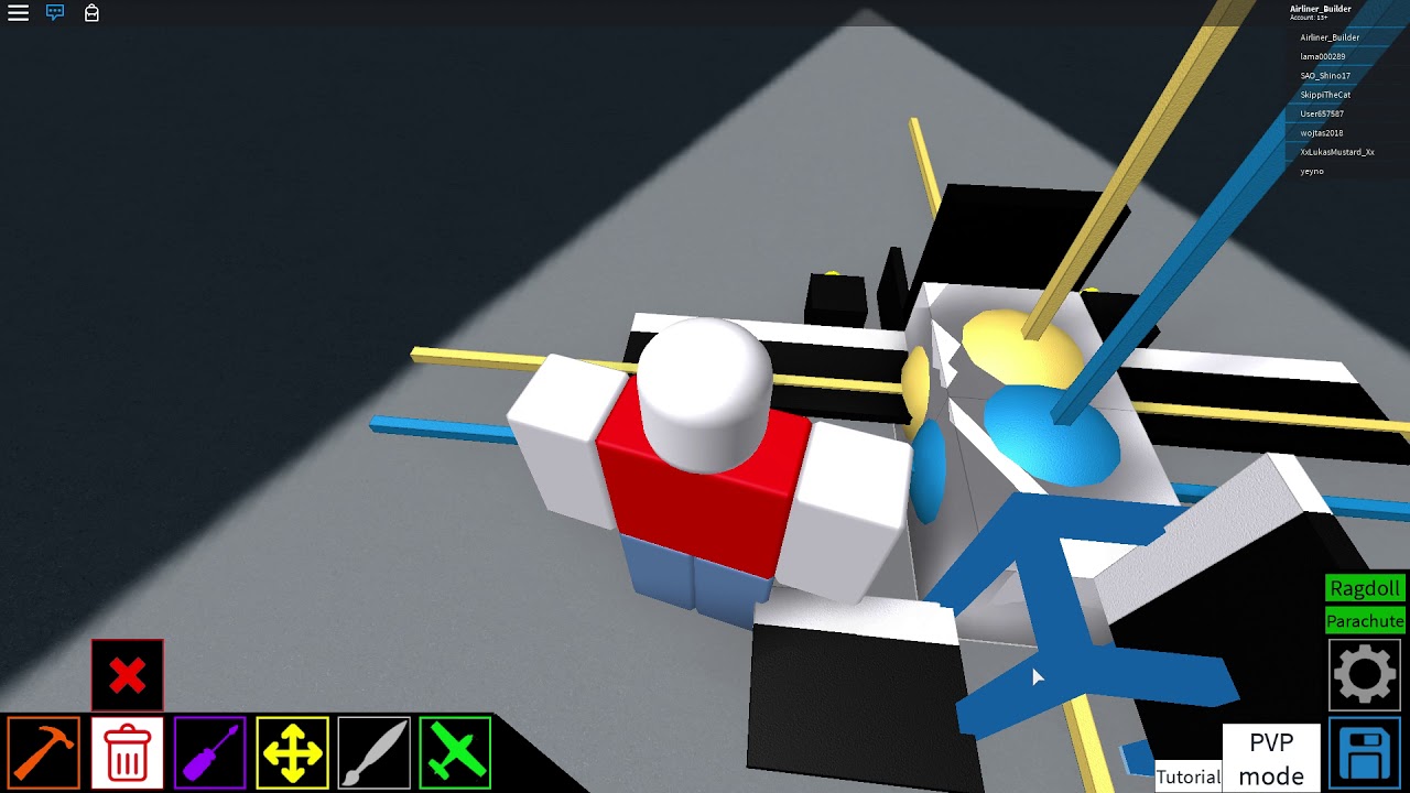 Small 11 Block Airplane Tutorial Plane Crazy Alpha Youtube - small plane roblox