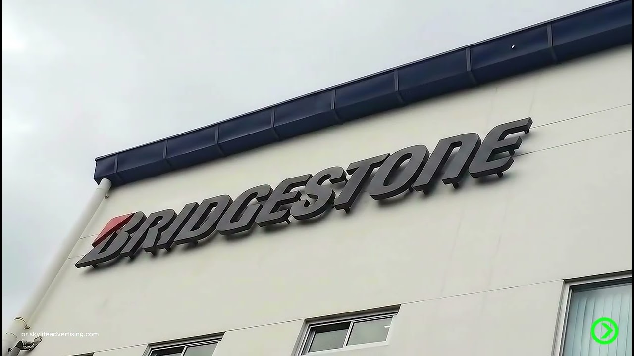 Bridgestone Building ID Logo SIgnage