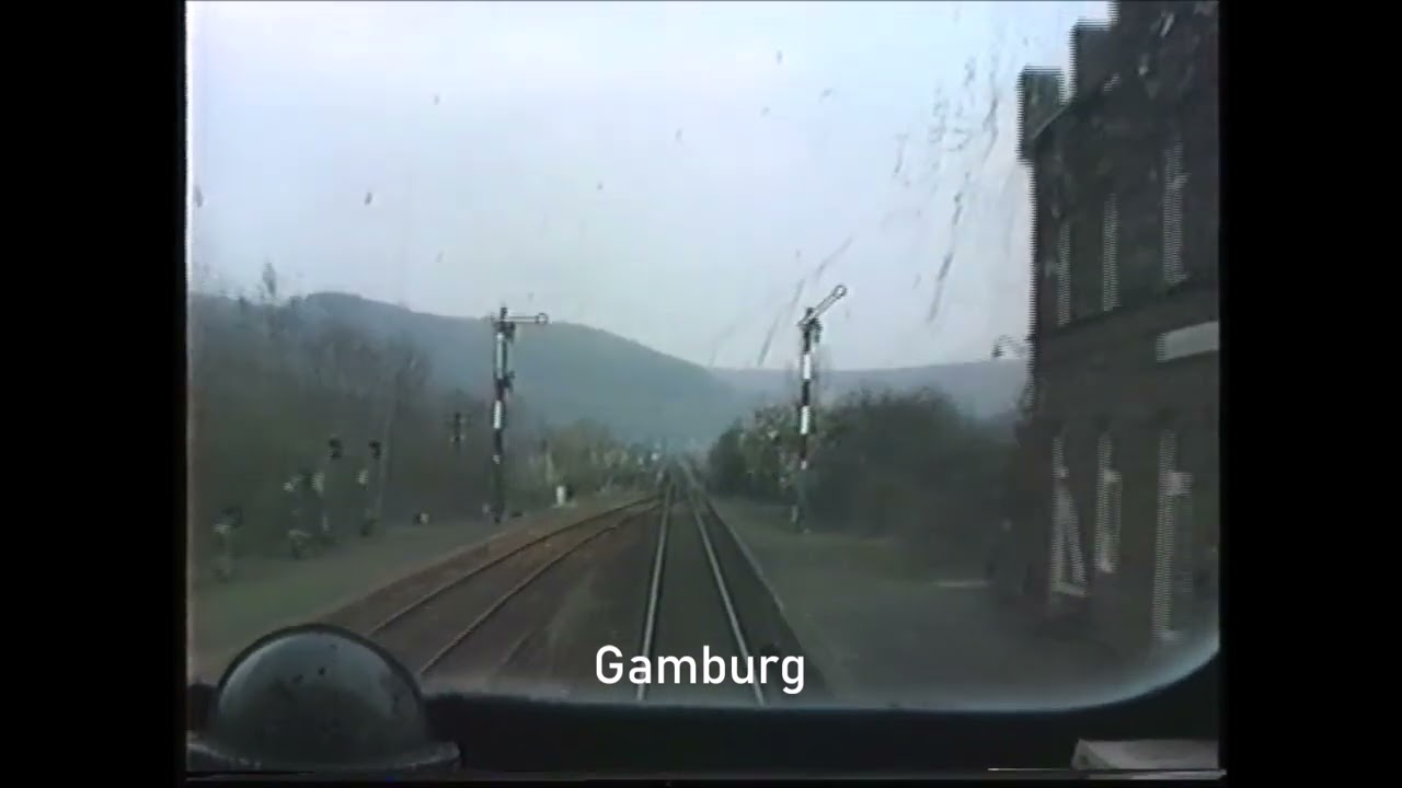 Taubertalbahn, Führerstandsmitfahrt 1990
