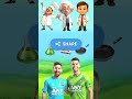 Messi vs Ronaldo Brain Challenge 🤯⚽ | Can You Guess The Correct Answer? #shorts