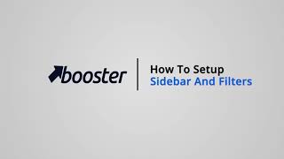 How to Setup a Sidebar & Filters on Shopify with Booster Theme V5