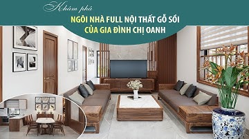 KHÁM PHÁ CÔNG TRÌNH FULL NỘI THẤT GỖ SỒI HIỆN ĐẠI NHÀ CHỊ OANH Ở AN DƯƠNG, HẢI PHÒNG | NỘI THẤT TMP
