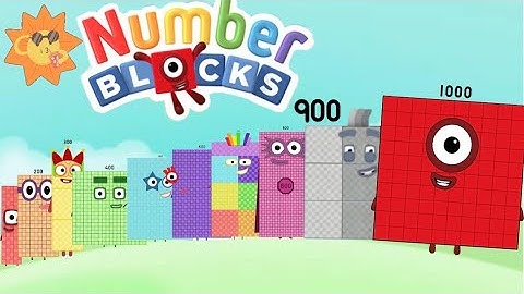 NUMBERBLOCKS LEARN TO COUNT BY ONES TENS AND HUNDREDS | LEARN TO READ NUMBERS | hello george
