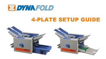 Dynafold Paper Folding Machine Setup
